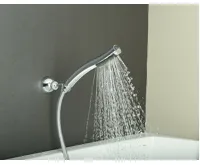 SAPHO Ruční sprcha, 245mm, ABS/černá/chrom (3)