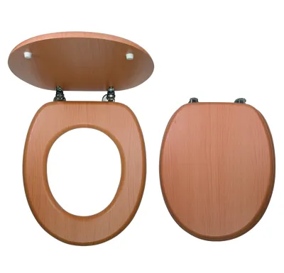 NOVASERVIS Sedátko dýhované buk MDF - WC/BUK