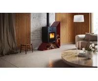 HS Flamingo Krbová kamna FLAMINGO DELUXE ® KAMPA pravá, červená (10)