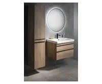 SAPHO SITIA umyvadlová skříňka 75,6x50x44,2cm, 2xzásuvka, dub alabama (1)