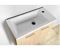 AQUALINE ZOJA/KERAMIA FRESH umyvadlová skříňka 49x50x24,5cm, dub platin (5)