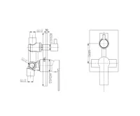 Vanový set s dvoucestnou podomítkovou bateríí (7)