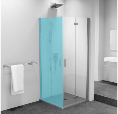 POLYSAN ZOOM sprchové dveře skládací 800mm, čiré sklo, pravé