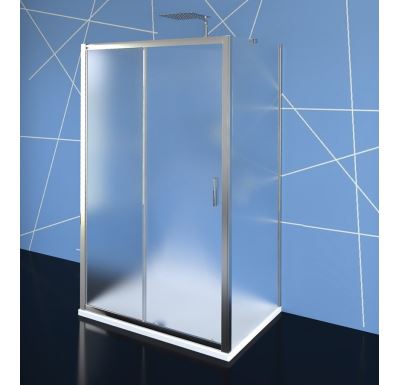 POLYSAN EASY třístěnný sprchový kout 1100x800mm, L/P varianta, sklo Brick