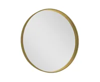 SAPHO NOTION kulaté zrcadlo v rámu ø 60cm, zlato mat