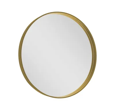 SAPHO NOTION kulaté zrcadlo v rámu ø 60cm, zlato mat