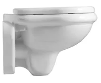 KERASAN RETRO závěsná WC mísa, 38x52cm, bílá (4)