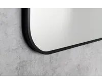 SAPHO AROWANA zrcadlo v rámu 100x70cm, černá mat (6)