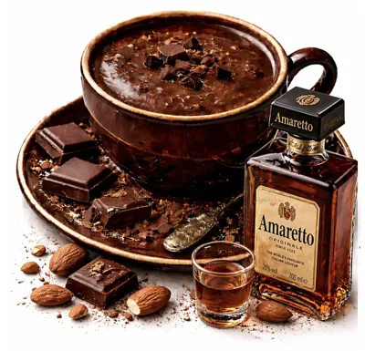 Horká čokoláda Moretto - Amaretto 30g
