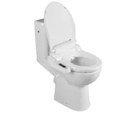 SAPHO HANDICAP WC kombi zvýšený sedák s elektronickým bidetem BLOOMING EKO PLUS, Rimless, zadní odpad, bílá (3)