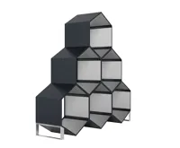 Přístřešek na dřevo plechový EOS GW-A 6ks antracit IWH-10230037 - výprodej (6)