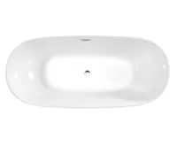 AQUALINE DOURO volně stojící vana, 180x82cm, bílá (3)