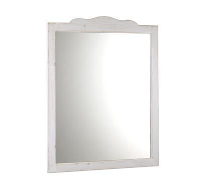 SAPHO RETRO zrcadlo v dřevěném rámu 890x1150mm, starobílá