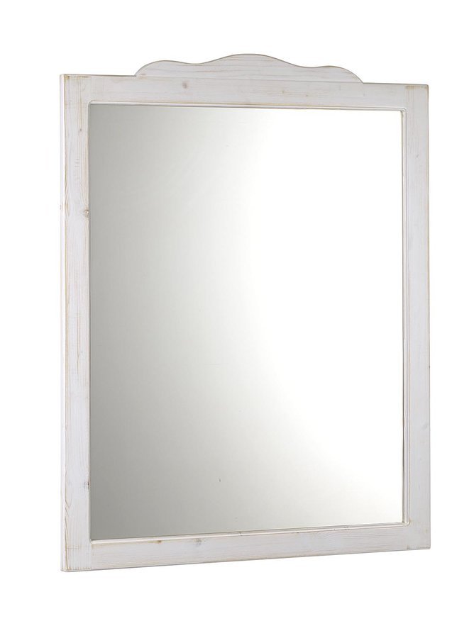 SAPHO RETRO zrcadlo v dřevěném rámu 890x1150mm, starobílá