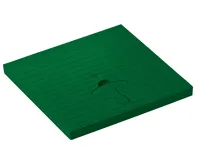 ITA DAKOTA poklop pochůzný s madlem 400x400, zelený