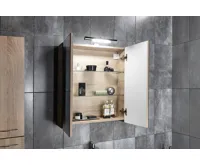 AQUALINE VEGA galerka, 60x70x18cm, dub platin (4)