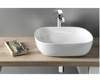 SAPHO LIRO keramické umyvadlo na desku 50,5x41cm, bílá (6)