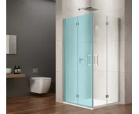 GELCO LORO sprchové dveře skládací pro rohový vstup 700mm, čiré sklo