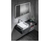 SAPHO BLADE keramické umyvadlo na desku, 40x40cm, bílá (3)