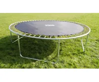 GoodJump 4UPVC zelená trampolína 366 cm s ochrannou sítí + žebřík + krycí plachta (11)