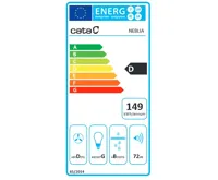 CATA Odsavač par NEBLIA Nerez 600mm (2)