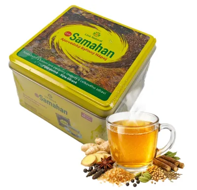 Link Natural Samahan kovová krabička 60 sáčků