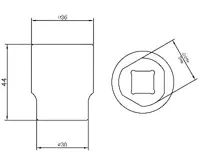 BGS Hlavice nástrčné pro vstřikovací čerpadla Bosch, 3 díly (1)