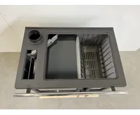 PLAMEN Sporák na tuhá paliva SLAVONAC N - L černý (5)