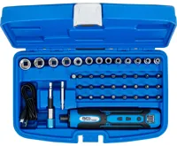 BGS Aku šroubovák, vč. sady bitů a nástrčných klíčů, 41dílná (7)
