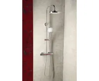 AQUALINE LIGA sprchový sloup s termostatickou baterií, chrom (7)