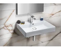 SAPHO KARE 60 keramické umyvadlo nábytkové 60x46cm, bílá (6)