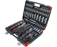 BGS Gola sada Kraftmann 172 dílů, 3x ráčna 1/4", 3/8" a 1/2" (4 ÷ 32 mm Super Lock) v kufru, BS2283 (2)