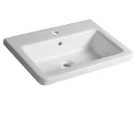SAPHO CITY keramické umyvadlo hranaté 60x45cm, bílá