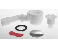 BRUCKNER Vaničkový sifon, průměr 50mm, DN40/50, krytka nerez lesk (3)