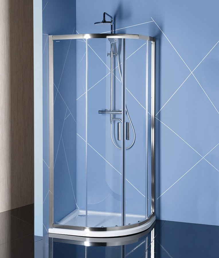POLYSAN EASY LINE čtvrtkruhová sprchová zástěna 1200x900mm, L/R, čiré sklo