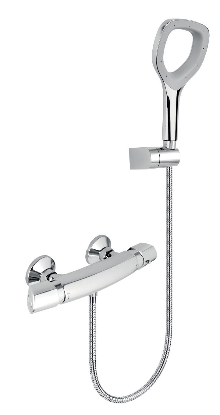 Novaservis sprchová baterie termostatická s přísl.  metalia eco+ chrom - 57961,0e