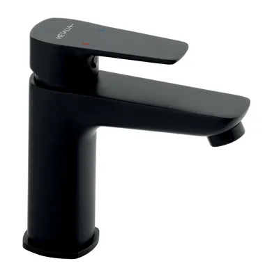 NOVASERVIS Umyvadlová baterie bez výpusti METALIA 58 ECO , černá - 58001/1,5