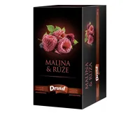 DRUID CZ s.r.o. Čaj ovocný Druid Malina a Růže 18ks