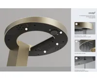 NOFER CONCEPT stojánková senzorová baterie s dávkovačem mýdla a osoušečem rukou, černá (4)