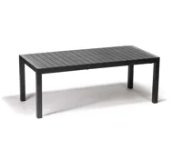 Rozkládací masivní stůl GRANADA XXL antracit IWH-10120004 | POŠKOZENO