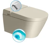 GSI WCLEAN závěsné WC Swirlflush s integrovaným elektronickým bidetem, creta dual-mat