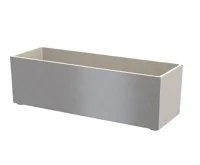 Granisil granitový květináč KUBI 90 cm Černý (2)