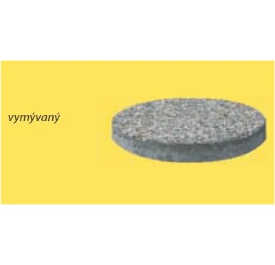 Betonový poklop DN 300 - vymývaný 7 tuny