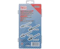 BGS Nýty trhací, sada 400 dílů, PVC kazeta (3)