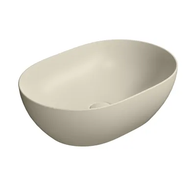 GSI PURA keramické umyvadlo na desku, 50x35cm, creta mat