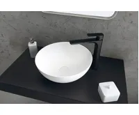 SAPHO SPY stojánková umyvadlová baterie vysoká, prodloužená hubice, černá mat (6)