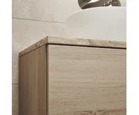 Aira desk, koupelnová skříňka, bílá, 2 zásuvky, 1210x530x460 mm (10)