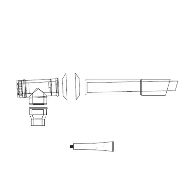ALMEVA Univerzální sestava fasádního odkouření 80/125 - 5 m PPH-PPH ALMEVA Univerzální sestava fasádního odkouření 80/125 - 5 m PPH-PPH