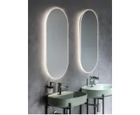 SAPHO MINOX oválné zrcadlo s LED osvětlením 50x100cm (4)