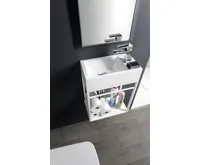 SAPHO AMAROK umývátko, litý mramor, 40x22cm, baterie vpravo, bílá (5)